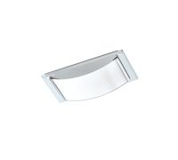 Applique/Plafonnier WASAO 1 IP44 LED 1X5,4W en acier inoxydable chrome 210x105mm