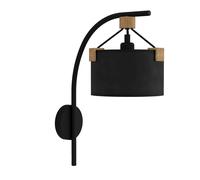 Applique POTOSI E27 1X40W en acier noir 230x0x510mm