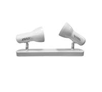 Applique Pour 2 Ampoules E27 Blanc Blanc