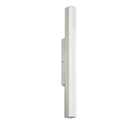 Applique pour miroir TORRETTA IP44 LED 13W en acier nickel mat 600x40mm