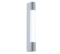 Applique pour miroir TRAGACETE IP44 LED 8W en acier inoxydable chrome 350x40x65mm
