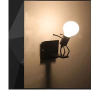 Applique Robot, applique créative petite Iron Man, applique murale rétro dessin animé, bar chambre cuisine restaurant-MCJ