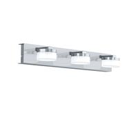 Applique ROMENDO 1 IP44 LED 3X7,2W en acier chrome 450x0x70mm
