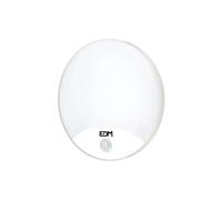 Applique Rond Avec Capteur Led Edm 15w 4000k 1250 Lumens 250x49mm
