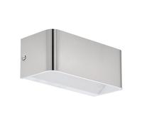 Applique SANIA 4 LED 10W en aluminium nickel mat 200x0x80mm