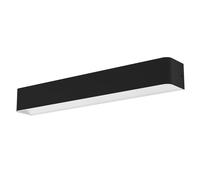 Applique SANIA 5 IP44 LED 26,5W en acier noir et blanc 620x0x80mm
