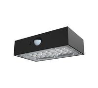 Applique solaire à capteur | IP65 Waterproof | Black Body | 3W | 350 Lumens | 4000K + 3000K