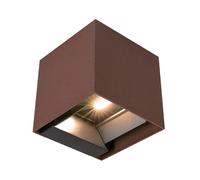 Applique solaire à capteur - IP65 Waterproof - Corten - 860 Lumens - 3000K
