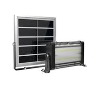 Applique solaire à LED VIKING VSR20 IP65 18,75 W 3000 lm 5700 K noir/argenté