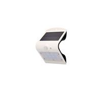 EDM Applique solaire avec capteur LED 1,5W 220 lm 10x14 cm – Blanc