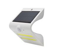 Applique solaire balisage + éclairage LED avec détecteur de mouvement 1 5W 180 lumens 2 COB + 3 SMD blanche
