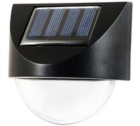 Applique solaire carrée - EZSOLAR - Avec détecteur de pénombre - Blanc chaud - Lot de 2 - Noir