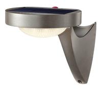 Sygonix Applique solaire extérieure SY-4673532 – 10 W, détecteur de mouvement, blanc chaud, gris mat