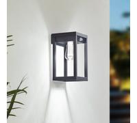 Applique solaire LED Lindby Smart Enea, capteur, CCT, RVB, Tuya Enea Lindby, dimmable, noir, Matière Plastique, Moderne
