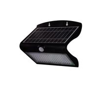 Applique solaire V-TAC - IP65 Waterproof - Noir - 8W - 850 lumens - 4000K