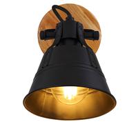 Applique Spot filament réglable éclairage salon lampe spot NOIR en kit ampoules LED incluses