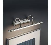 Applique Tableau Led Lorena, Aspect Nickel Mat nickel mat