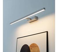 Applique tableau LED Xenia blanche 80 cm | LED intégrées, longueur 80 cm, lumière chaude, idéale pour tableaux, photos ou plan de travail