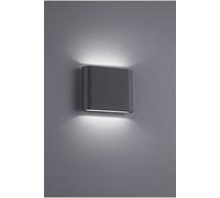 Trio Thames Ii Applique Murale Extérieure Moderne 11cm 2 Lumières Anthracite 3000k Ip54 Gris