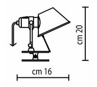Artemide Tolomeo Micro Pinza – bleu