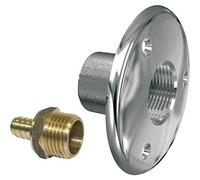 Watts – Applique traversée de cloison Ø12 femelle 15x21 chromée – WARAP006510
