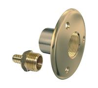 Applique traversée de cloison Watts 6505 raccord à sertir D12mm 1/2"F pour robinetterie WATTS