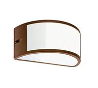 Applique 'Umbe' de type ouvert - Structure en aluminium moulé sous pression, traitement anticorrosion avec peinture à la poudre époxy, diffuseur en polycarbonate opale, réflecteur intérieur en aluminium - Adaptée pour ampoules à incandescence et à économie d’énergie