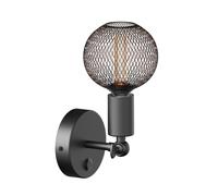 Applique vintage E27 FETRO avec interrupteur noir pivotant in 27 LED