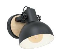 Applique Vintage Moderne Noir 1 Lumière GL0520
