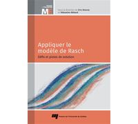 Appliquer le modèle de Rasch Défis et pistes de solution - Eric Dionne - Presses Universite Du Quebec - broché - Guide