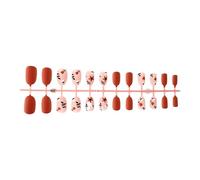 Appliquer Rapide Des Ongles D'automne Art Pumpkin Floral Designs Thanksgiving Press On Nails Fashion Fingernail Décorations Pour Femmes