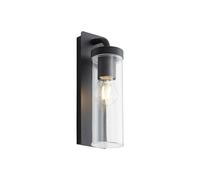 Applique extérieure descendante AOSTA - BRILLIANT - Noir dépoli - Métal/plastique - E27 1x25W
