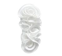 Appliques de costume faites à la main en soie pour scène, robes, projets de matériel, écussons à volants