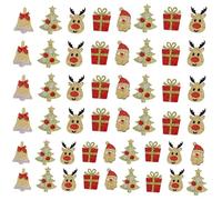 Appliques de Noël pour pinces à cheveux faites à la main à la mode dessin animé couvre-chef décoratif barrettes à cheveux