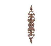 Appliques décoratives en bois non peint en chêne sculpté vague fleur Onlay décalcomanie coin meubles porte décoration artisanat Sm11-6-33