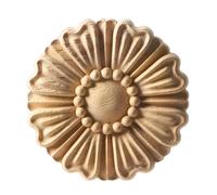 Appliques décoratives en bois sculpté pour meubles, armoires, cadres en bois non peints, moulures, autocollant, décoration intérieure, Y32,5