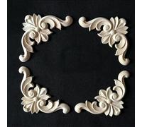 Appliques en bois sculpté pour décoration d'intérieur personnalisée (20 x 20 cm)