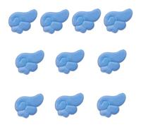 Appliques en peluche en forme d'aile de dessin animé - Appliques en fourrure faites à la main - Décoration de queue de cheval - Jolies barrettes à cheveux -