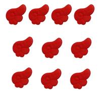 Appliques en peluche en forme d'aile de dessin animé - Appliques en fourrure faites à la main - Décoration de queue de cheval - Jolies barrettes à cheveux -