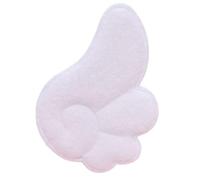 Appliques en peluche en forme d'aile de dessin animé - Appliques en fourrure faites à la main - Décoration de queue de cheval - Jolies barrettes à cheveux -