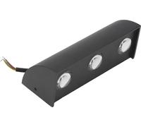 Appliques LED 3 LED 3W Lumière douce et chaude sans éblouissement IP65 Etanchéité durable Aluminium Design moderne Appliques d'extérieur