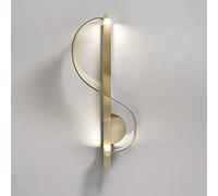 Appliques murales à LED en cuivre, Style européen S, luminaire décoratif pour Salon, Chambre à Coucher, Chevet, Finition Laiton, luminaire décoratif pour escalier de Villa Moderne