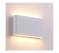 Appliques murales, Applique Murale LED Moderne d'extérieur, Lanterne Murale étanche à éclairage vers Le Haut et vers Le Bas, Lampe Murale Mince pour intérieur et extérieur, Maison,