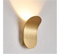 Appliques murales, Applique Murale Minimaliste de Forme brossée, Appliques murales LED Modernes en Aluminium, Lampe Murale d'intérieur Vintage pour Bar, café, Lieu de Loisirs, Couloir, Chevet, éclair