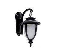 Appliques murales, Appliques murales Noires, Lampes murales IP65, Éclairage Mural avec culot E26 et Verre trempé pour Maison, Jardin, Porche