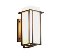 Appliques Murales, Applmurale Moderne D'Extérieur Étanche, Style Nordique, Pour Porche, Patio, Décoration D'Intérieur/Lumière Chaude/L18Cm*H31Cm