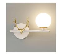 Appliques Murales Art Déco En Métal, Applmurale Led Créative En Forme de Bois de Cerf Pour Chambre À Coucher, Salon,Ère-Plan Tv Et Hôtel - Applmurale D'Intérieur/Le Modèle de Droite N'A Pas de Lumière