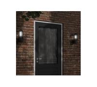 Vidaxl Appliques Murales D'extérieur 2 Pcs Noir Acier Inoxydable Noir