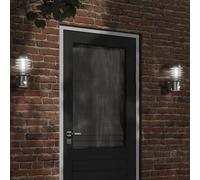 Vidaxl Appliques Murales D'extérieur Et Capteurs 2pcs Acier Inoxydable Multicolore