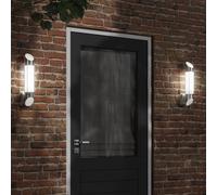 Appliques Murales d'Extérieur Lampe Patio Porche Jardin Acier Inoxydable vidaXL